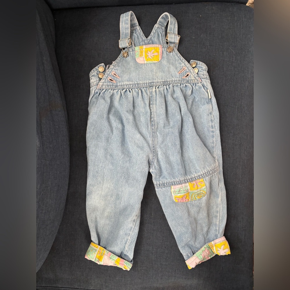 Small stars vintage 12M overalls